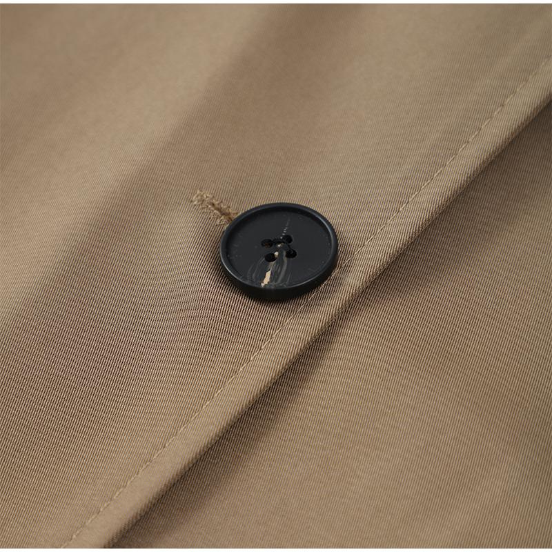 Подкладка из клетчатой ткани, однобортный лацкан с карманом, женские длинные рукава, универсальные длинные пальто, осеннее шикарное уличное пальто