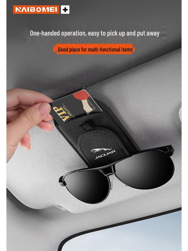 Jaguar XFL/F-PACE/XF/XEL/XJL Car Sunglass Holder Clip