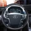 Кожаный чехол на руль автомобиля из углеродного волокна для Toyota Land Cruiser Prado 120 Tacoma 4Runner Hilux для LS400 1995 GX