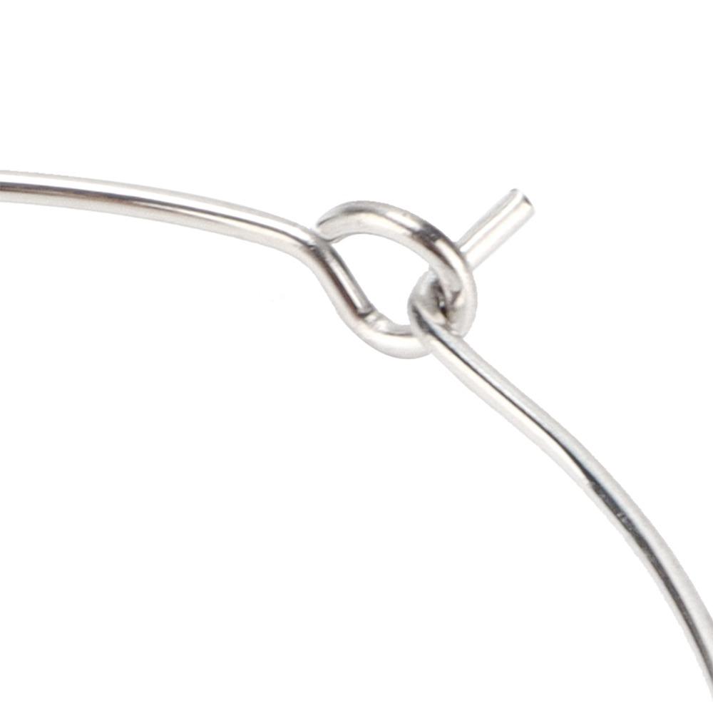 50pcs Small Hoop Hoop Earrings Light Weight Jump Rings Wine Glass Charms DIY Beading Crafts