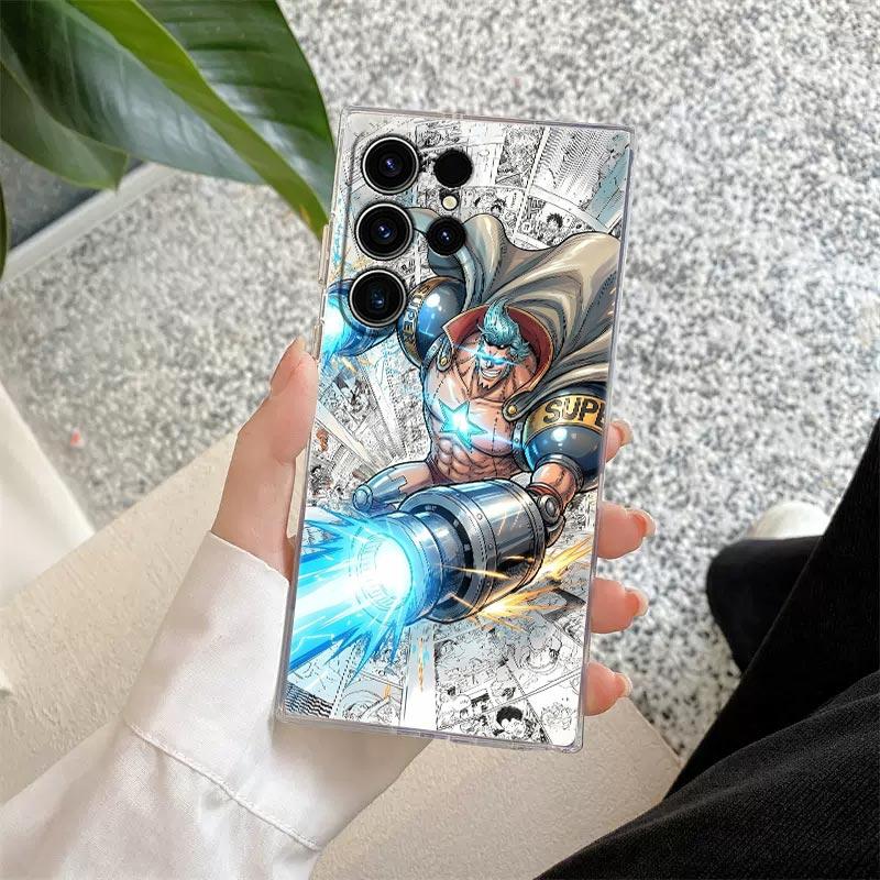 Ones Pieces Comics S26Ultra Case Coque For Samsung Galaxy S25 S26 S24 S23 Ultra S22 S20 Plus S21 S25 FE A57 5G Clear Phone Cover