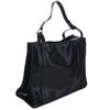 College Student PU Leather Shoulder Bag Underarm Bag Large Handbag Black Tote Bag  Girls Gift