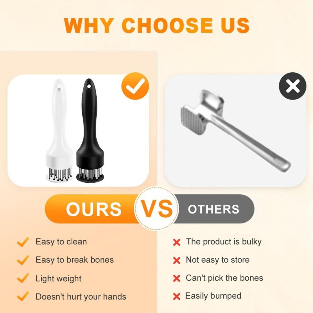 Сверхострая игла для нежного мяса, игла из нержавеющей стали, пирсер для стейка, инструмент для размягчения мяса, кухонный инструмент