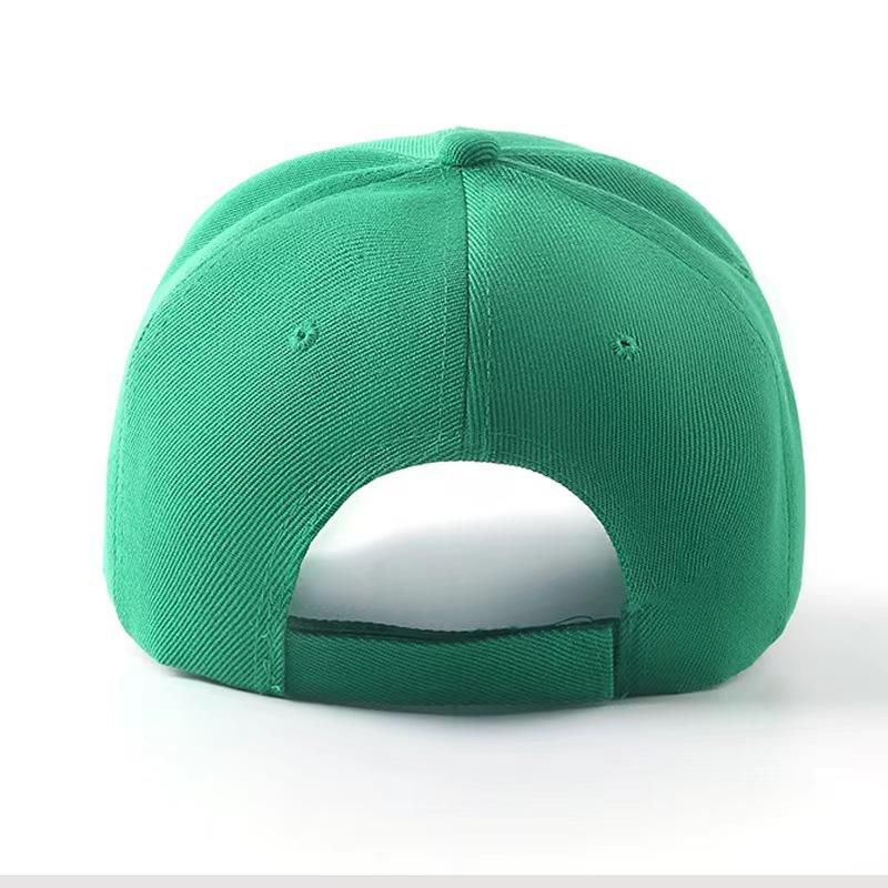 Custom Printed PVC Light Board Adult Baseball Caps Solid Color Peaked Cap Embroidered Logo 6-Panel Adjustable Four Seasons Work