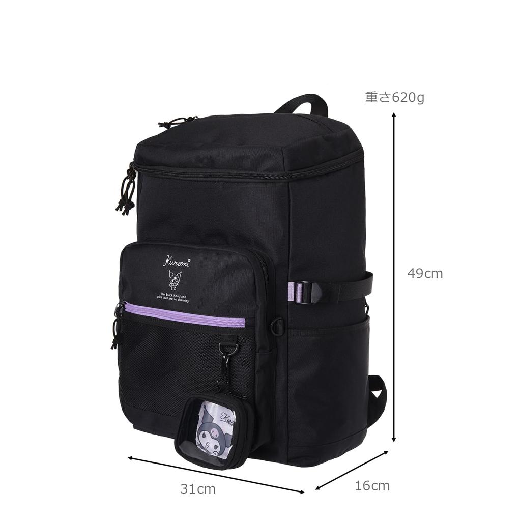 Рюкзак Box Daypack D Pack с сетчатым чехлом из полиэстера [Sanrio] (Куроми)