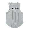 Muscleguys Summer Fitness Sweat-absorbing Breathable Sleeveless T-shirt Fashion Brand Printing Vest Men's Outer Wear Street Fashion Tops