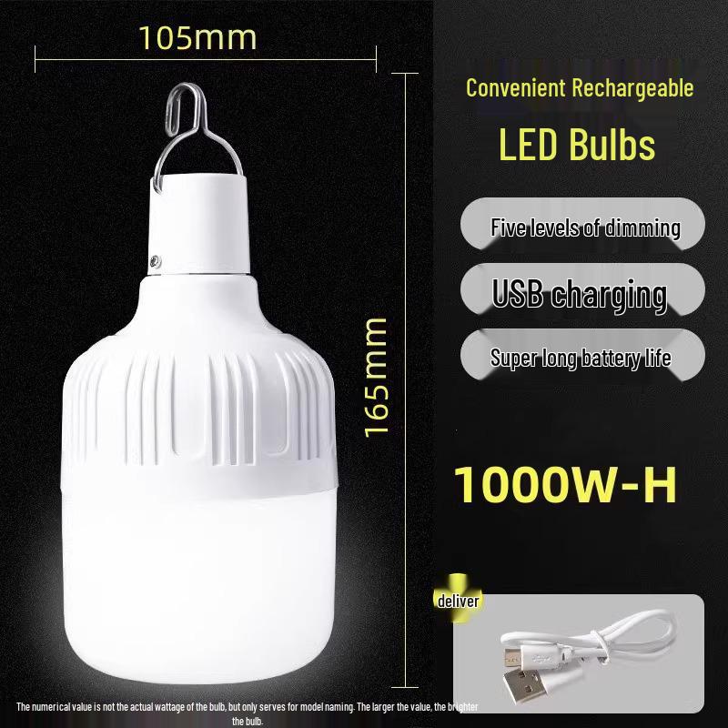 Сверхяркий портативный светодиодный светильник для торговой палатки с клипсой-подставкой для использования на открытом воздухе