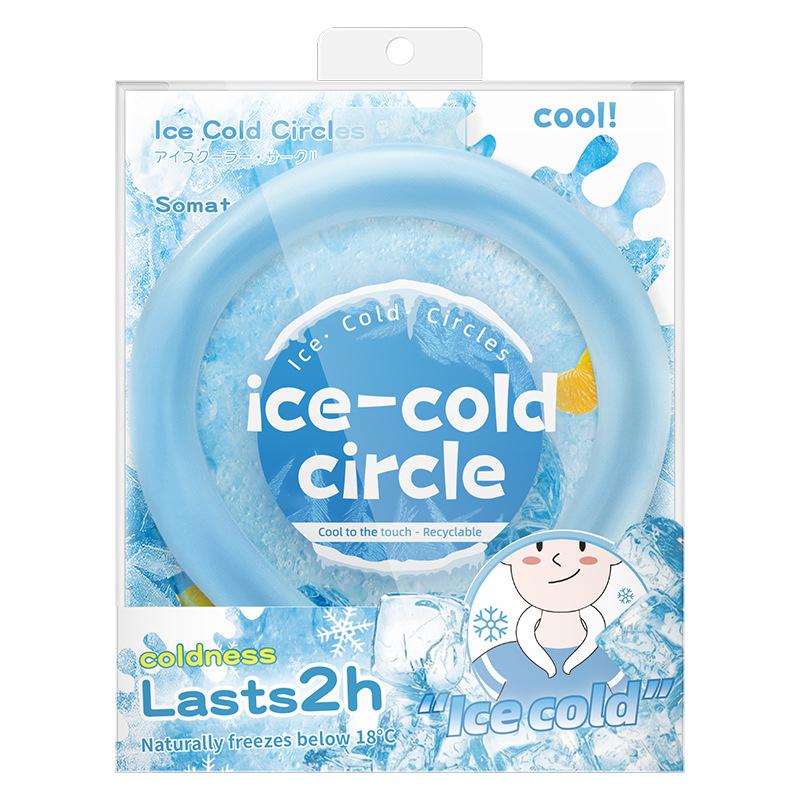 Cooling Neck Ring PCM Phase Change Ice Collar Reusable Summer Outdoor Sports Cooling Accessory for Heat Relief Men Women