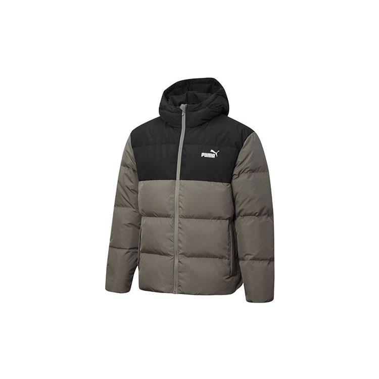 Puma Пуховики Мужские Серый С капюшоном Умеренный Другое 530695-42