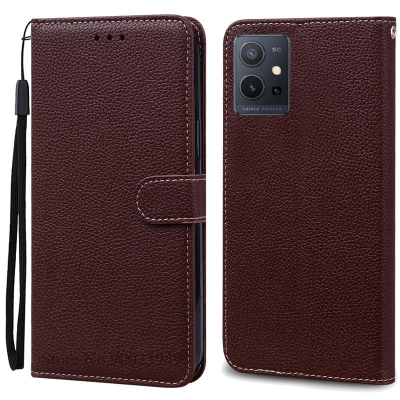 Для Vivo Y55 5G чехол-кошелек кожаный флип-чехол для Vivo Y55 5G чехол-книжка-подставка чехол-кошелек Coque Fundas