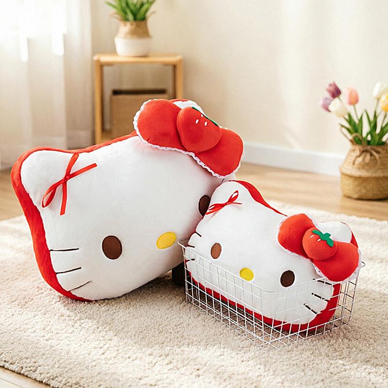Hello Kitty Cartoon Stuffed Toy With Soft Plush Material For Bedside Decor And Comfort