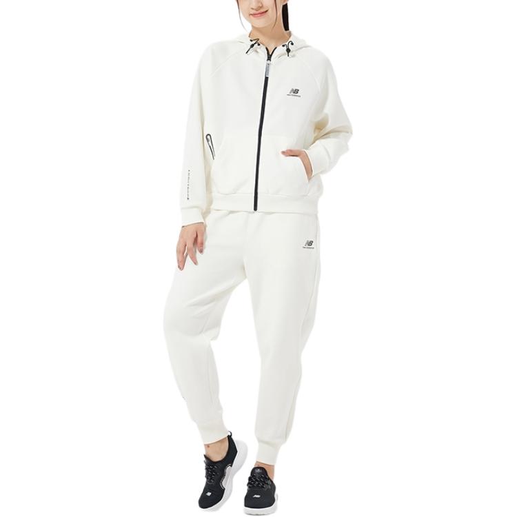 New Balance Женские вязаные спортивные штаны Белые Умеренно манжетные 6LC39732-IV