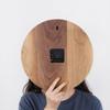 Solid Wood Wall Clocks Elegant Creative Silent Aesthetic Clock Circular Unique Ornaments for Home Interior Decoration House Accessories Interior Home