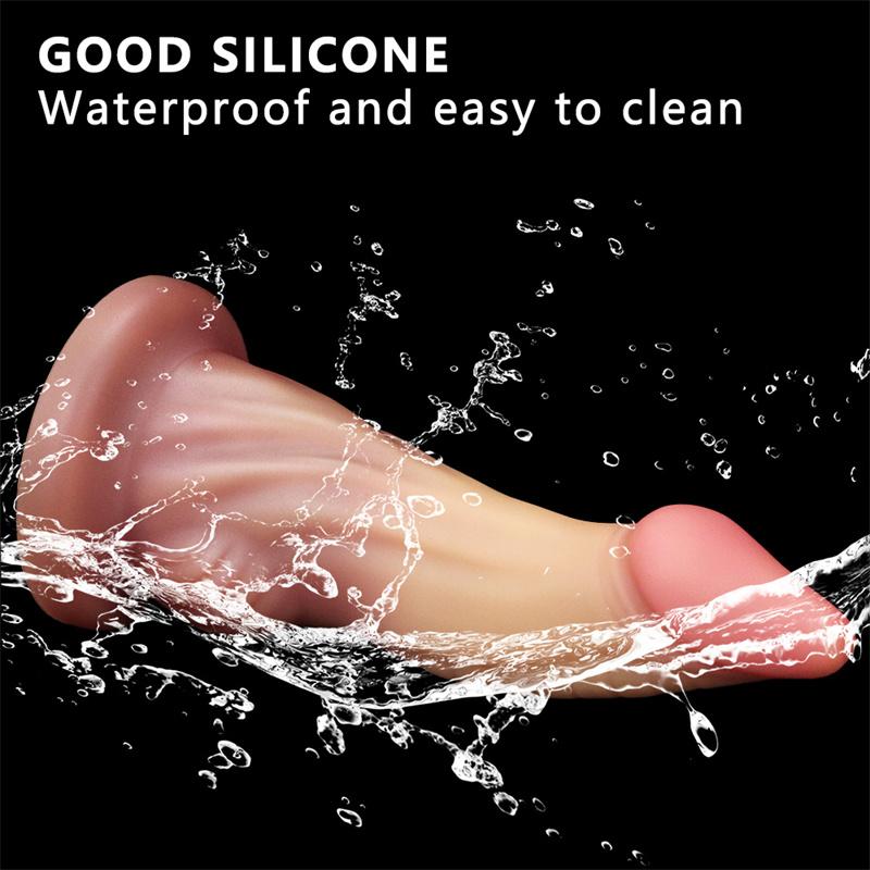 Женское профилированное устройство для мастурбации, имитация фаллоимитатора, супер большой силиконовый, мягкий, супер толстый фаллоимитатор, секс-товары, большая анальная пробка