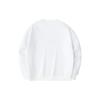 Anta Lifestyle Series Letter Print Easy Care Pullover Sports Long Sleeve Hoody Men sweatshirt Paper-White 152418732-1
