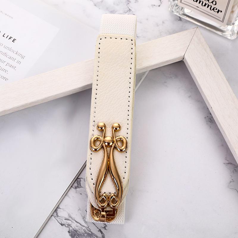 Корейский сплав декоративный всесезонный женский модный эластичный пояс для юбки