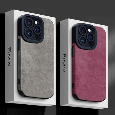 Модный роскошный кожаный матовый чехол для телефона iPhone 16 15 14 15 13 12 11 Pro Max мягкий бампер противоударный защитный чехол для объектива