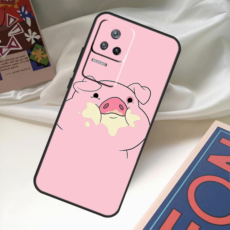 Cartoon Pig Case For Xiaomi 13 14 Ultra 11T 12T 13T Pro 12 Lite POCO X6 M6 Pro X3 X4 X5 M5s F3 F5 Cover
