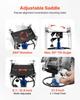 Hydraulic Transmission Jack, 1660 lbs / 0.75 Ton Lifting Capacity Telescoping Transmission Jack with Foot Pedal, 360° Swivel Wheel, 88-176 cm High