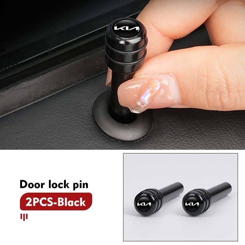 CNR2 For KIA Car Interior Auto Lock Door Lift Alloy Safety Pin Auto Accessories Rio K5 K2 Sportage Ceed Sorento Picanto Stinger Soul