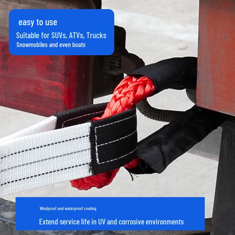 Ременная лебедка для вытягивания Tolex Road Traction Winch Recovery Strap