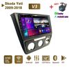 Android Car Radio Stereo для Skoda Yeti 2009-2018 GPS-навигация 2DIN 4-ядерный мультимедийный проигрыватель Carplay Autoradio 2+32 ГБ