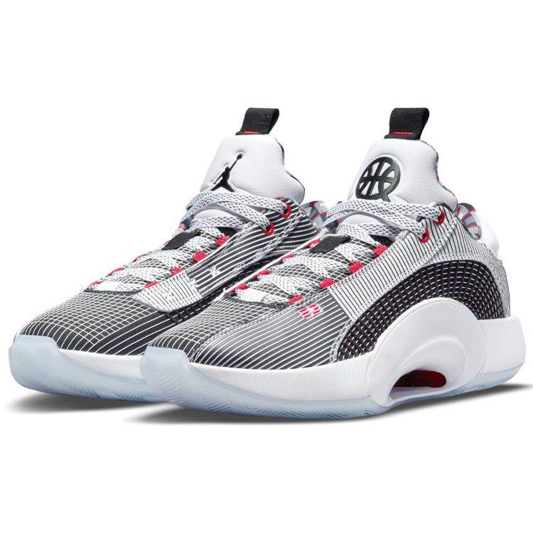 Кроссовки унисекс Air Jordan 35 Low Quai 54 Белый Черный Университетский красный DJ2830-106