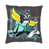 Наволочка Goldorak Grendizer для дивана Аниме НЛО Робот Голдрайк Луури Наволочка Квадратная D Печать Индивидуальная наволочка Белый,(11)