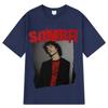 Singer Sombr Classic Poster Print Fashion Vintage Tshirt Unisex Wounisex Casual Cotton Roundneck Tshirt Hiphop Harajukul Tshirts