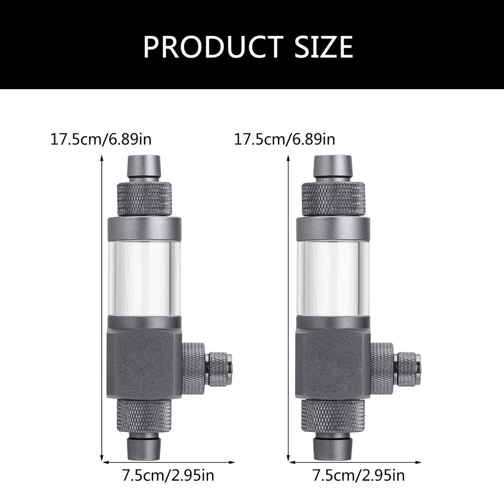CO2 Bubble Diffusers Bubble Counter Bubble Release Tool Bubble Atomizer Create Much Bubble for Aquariums Plant