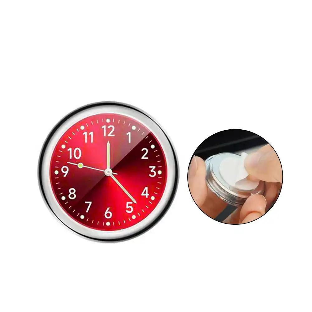 Светящиеся кварцевые часы для салона автомобиля, автоматический термометр, гигрометр для украшения автомобилей, электронные часы, аксессуары