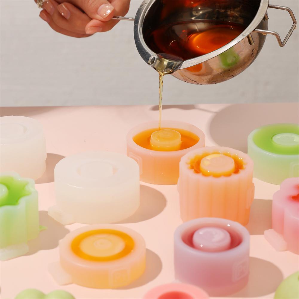 Стеклянная форма для свечей, форма для изготовления ароматических свечей своими руками, для конических свечей диаметром 2,2 см, инструменты для рождественского украшения ручной работы