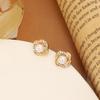 Серьги с жемчугом Vortex из серебра 925 пробы: Новый, стильный и роскошный, с привлекательной нишей