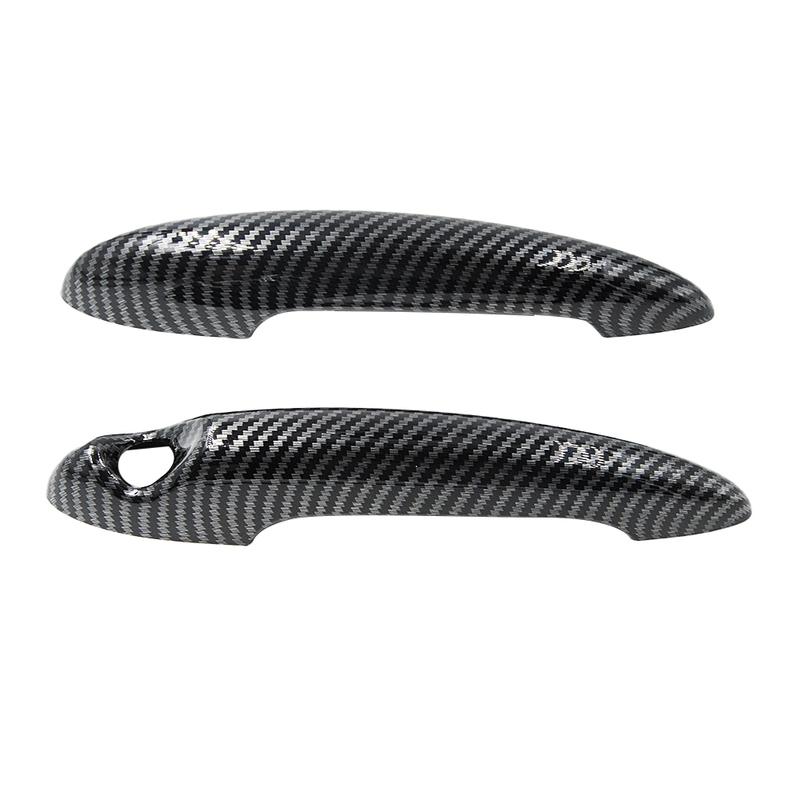 Door Handle Cover For BMW MINI Cooper S R50 R52 R53 R55 R56 R57 R58 R59 R61 Cars Accessories Carbon Fiber Glossy Black Styling