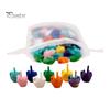 Small Middle Finger Figurines 25/50/100Pcs 3D Printed Mini Set, Tiny Colorful for Kit Desk Decor, Miniature Hand Gesture Figurine Gag Gift,