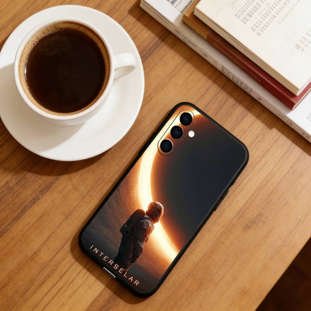 Чехол для телефона 'Интерстеллар' для Samsung Galaxy A73, A72, A71, A70, A53, A52, A51, Мягкий силиконовый черный чехол