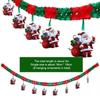 Рождественская гирлянда с баннером Счастливого Рождества Украшение для дома 2024 Рождественские елочные украшения Подарки Навидад Ноэль С Новым годом 2025