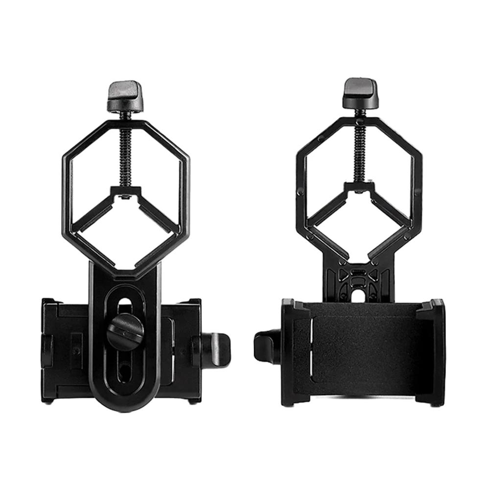 Регулируемый пластиковый адаптер для мобильного телефона, крепление, микроскоп, зрительная труба, телескоп, зажим-кронштейн, подставка-держатель для телефона