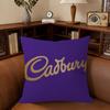 Логотип Бренд Cadbury Подушка чехол для подушки чехол для диванной подушки украшение для дома детская игрушка