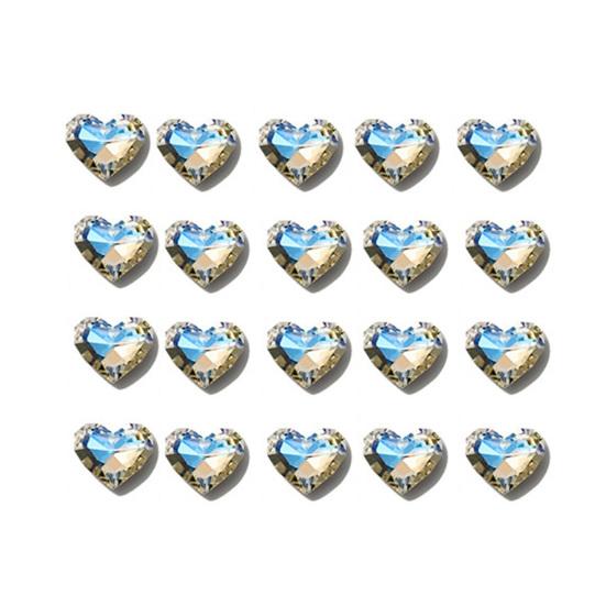 20Pcs Shaped Rhinestone Exquisite DIY Lightweight Moonlight Pointed Bottom Nail Rhinestone