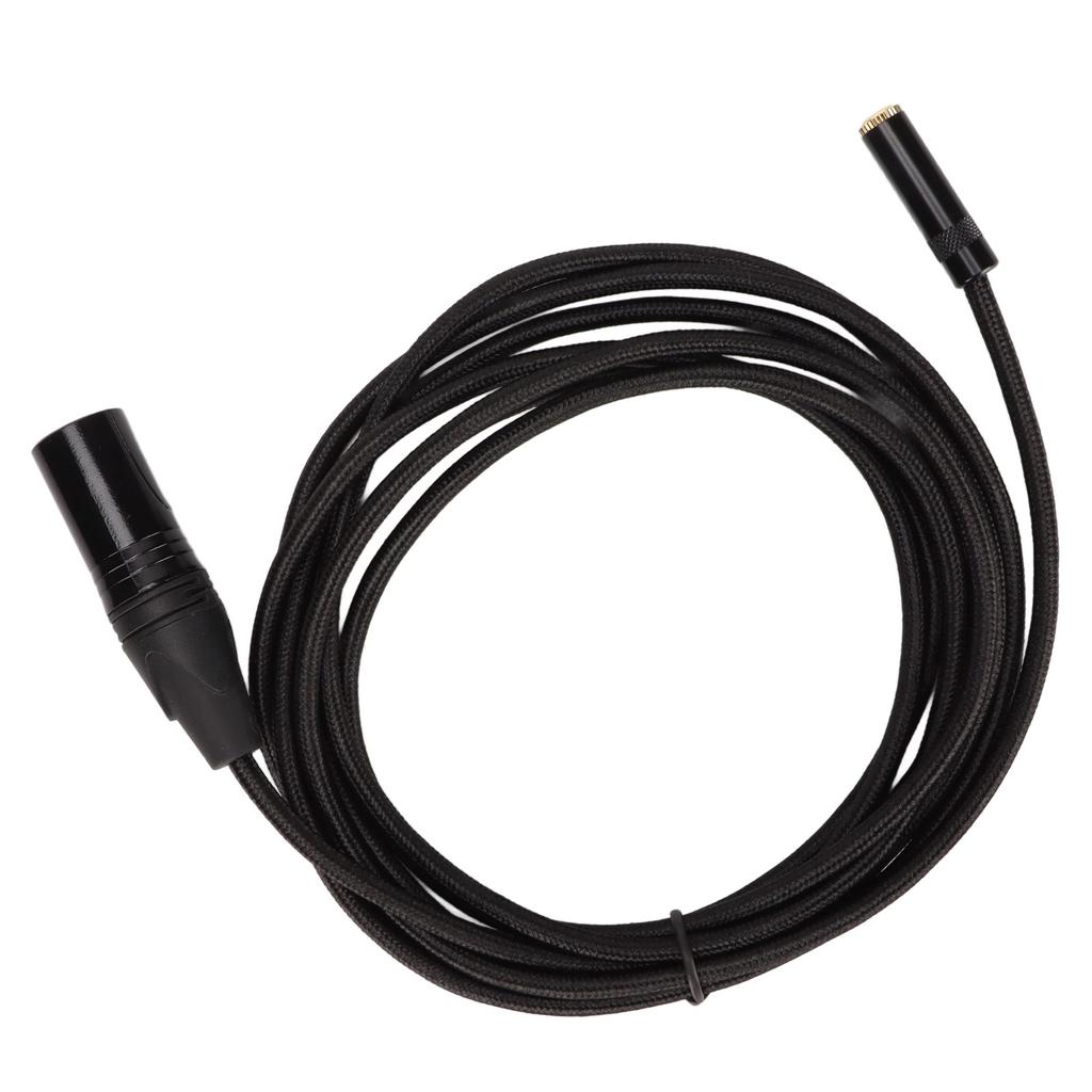 3.5mm Female to 3 Pin XLR Male Cable Aluminum Alloy Shell XLR Connector Cable for Mixer Amplifier Microphone