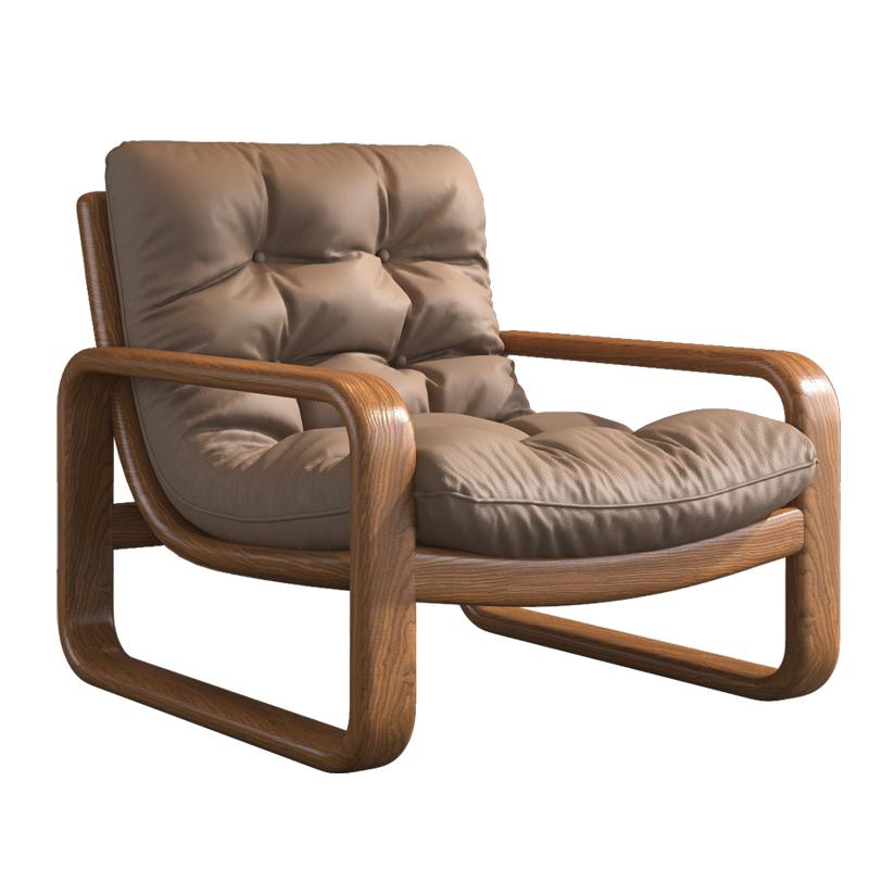 Modern Living Room Chairs Metal Armchair Luxury Comfortable Backrest Chair Portable Relaxing Single Person Chair Home Furniture