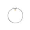 Pandora MOMENTS Disney series heart-shaped buckle snake bone chain 925 silver bracelet women's silver 569563C01