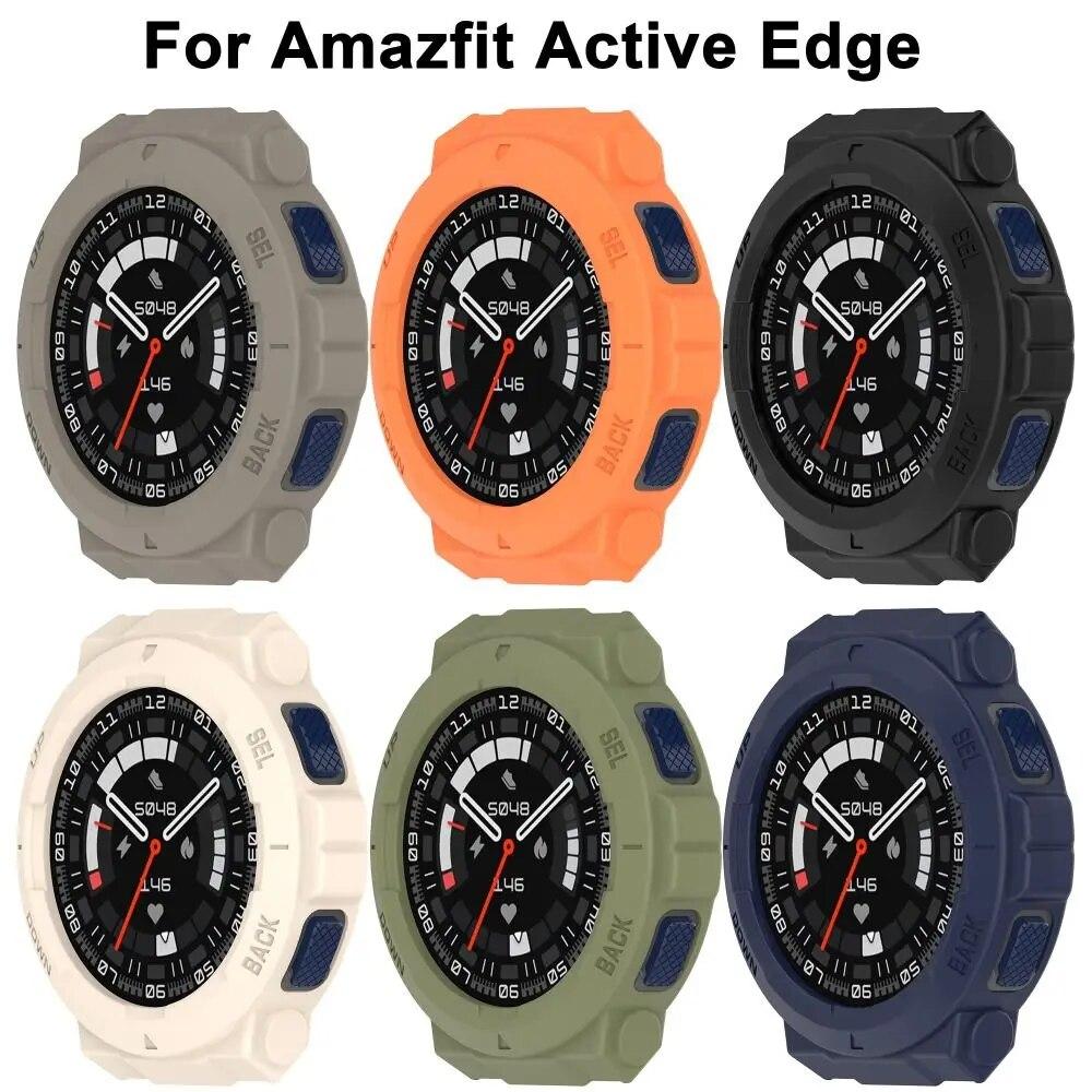 Мягкий защитный чехол из ТПУ для умных часов Amazfit Active Edge, полный защитный чехол, защитный чехол для часов, аксессуары