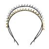 Fashion 1PC Lady Gift Studded Jewelry Rock Metal Spike Hair Band Hair Clips Rivets Headband