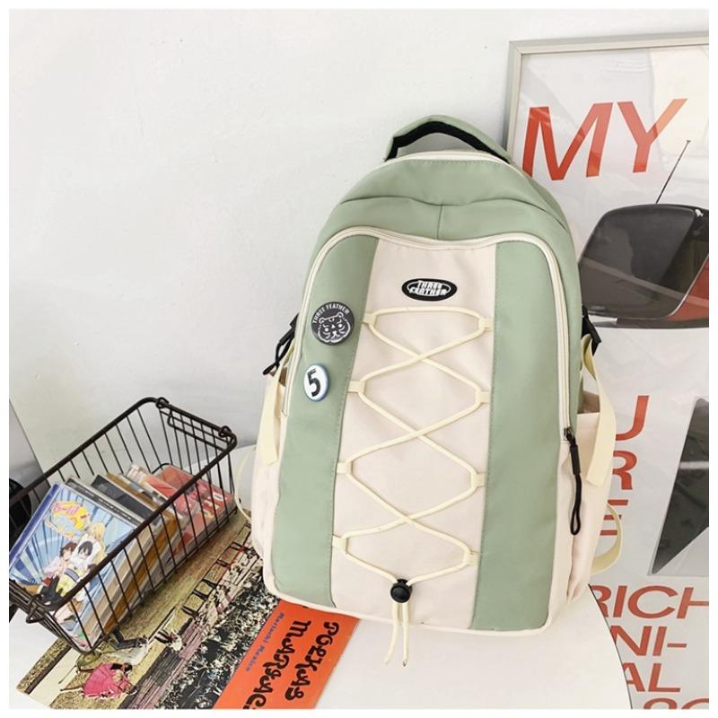 The New Schoolbag Is High-value, Fresh and Sweet Backpack, Couple Simple and Lightweight Travel Large-capacity Backpack.