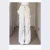 Quick-drying Work Pants for Women In Spring and Autumn New High-waisted Foot Parachute Sports and Casual Wide-leg Pants