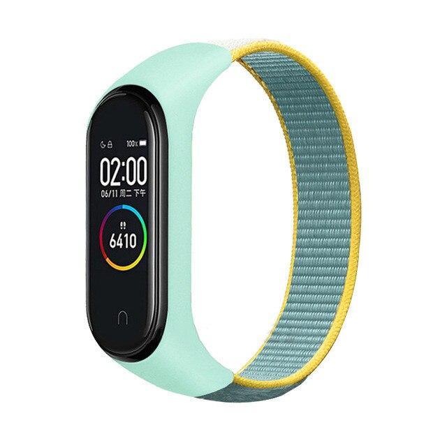 Сменный браслет для Xiaomi Mi Band 5 4 3 нейлоновый ремешок на запястье спортивный браслет для Mi Band 4 5 Miband 4 3 5 Band4 ремешок для умных часов