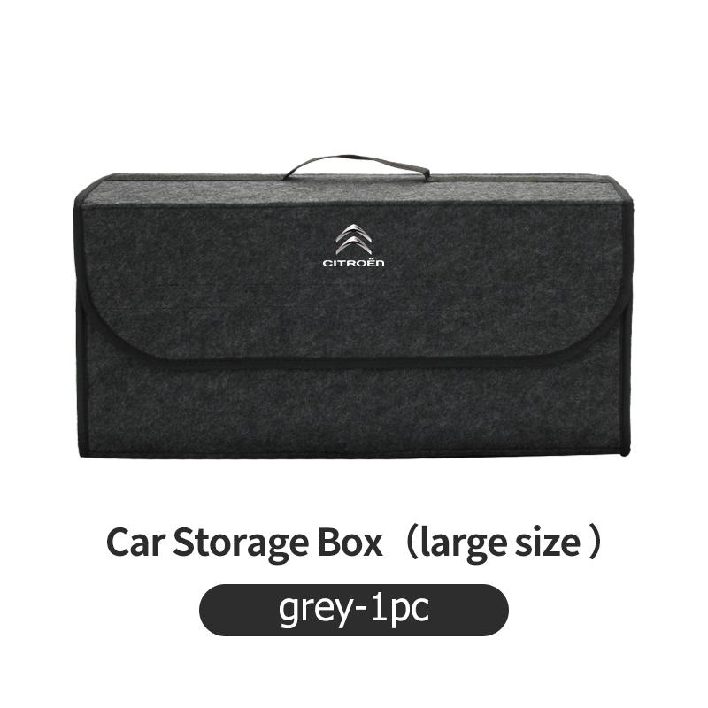 Felt Car Trunk Storage Box Folding Travel Organizer Tool Case For Citroen Jumper Celysee Cactus Picasso Aircross Saxo Grand