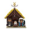Gobricks Moc Христианство Бог пастырь Иисус Дом Кирпичи Распятие Иисуса Дата рождения Рождество Иисуса Иерусалим Строительные блоки